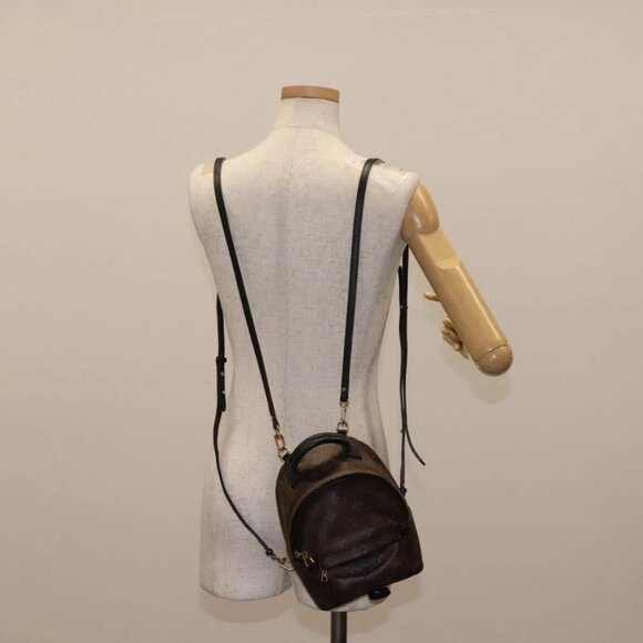 LOUIS VUITTON Monogram Palm Springs MINI Backpack M44873 LV Auth 147442 - Picture 14 of 16